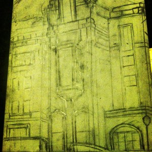 Ford School Finished Sketch